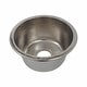 preview thumbnail 4 of 10, Redondo Chico Hand Hammered Copper Universal Mount Bar Sink Polished Nickel