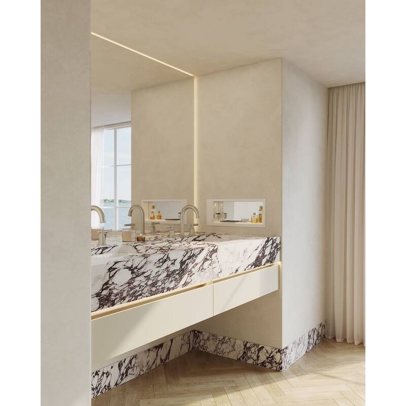 Robern COV2410D4E4 23-1/4" x 9-3/8" Lighted Framed Medicine Cabinet