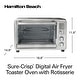 preview thumbnail 8 of 6, Hamilton Beach Sure-Crisp Digital Air Fryer Toaster Oven with Rotisserie - 9' x 12'