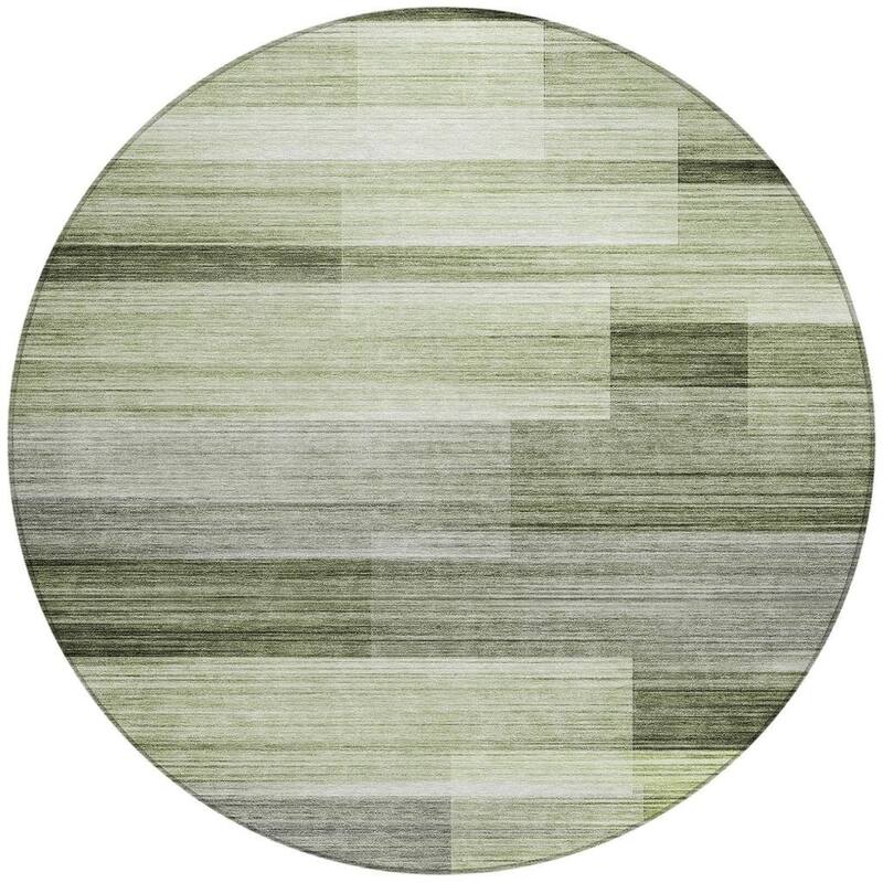 HomeRoots Striped Transitional Rectangle Outdoor Rug
