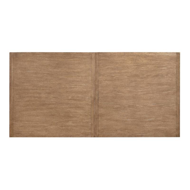 Magnussen Home Plum Creek Sierra Brown Extendable Trestle Dining Table - 40''W x 80''D x 30''H