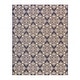 preview thumbnail 2 of 6, Licensed Disney Mickey Mouse Transitional Medallion Navy Blue/ Ivory Flatweave Indoor/ Outdoor Area Rug