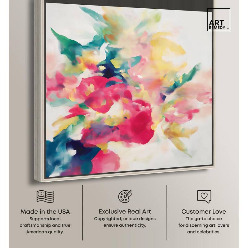 Essence of a Flower II Canvas by Art Remedy