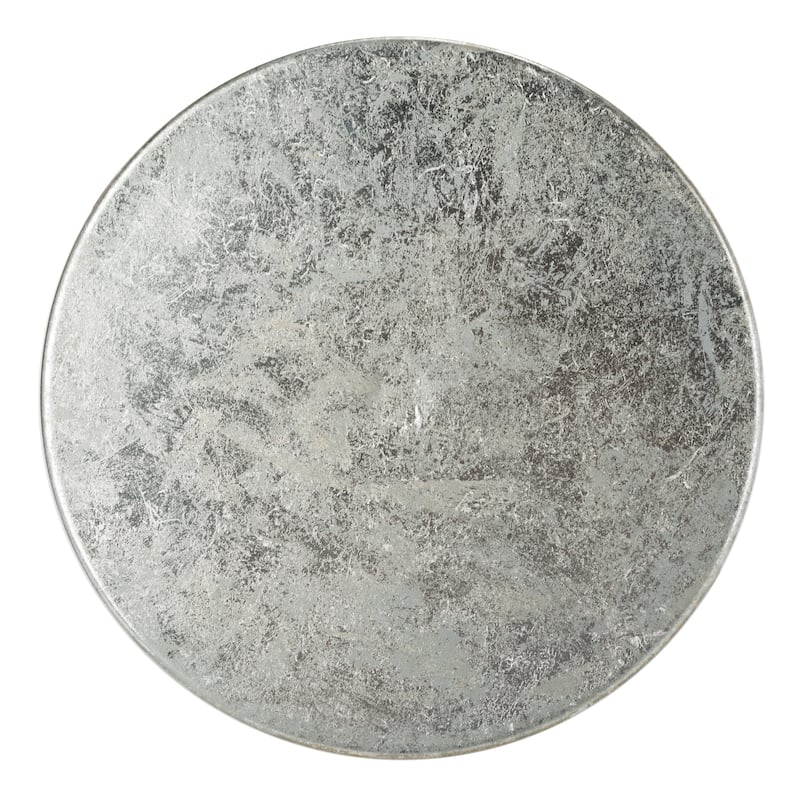 SAFAVIEH Ortrud 30-inch Bar Stool - Silver / Leaf - 16.5" x 16.5" x 24" - 18Wx17Dx30H