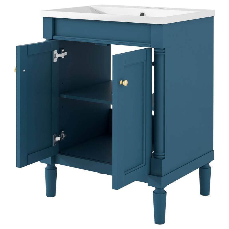 24"Bathroom Vanity with Top Sink