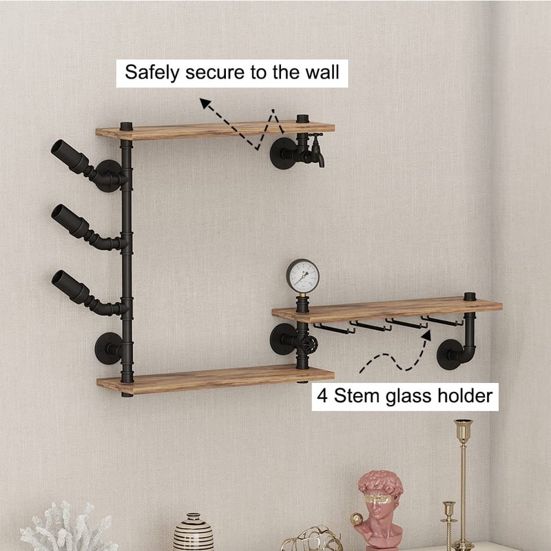 Wall Bar Shelves