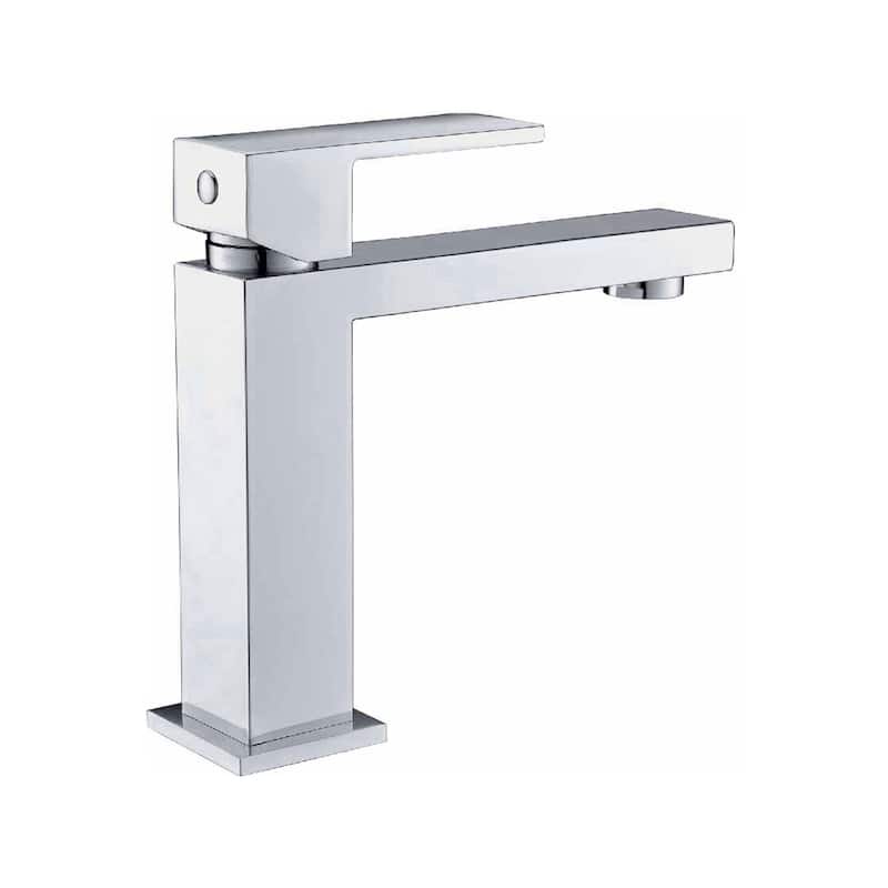 Topcraft 6.85in Single Handle Single Hole Bathroom Faucet
