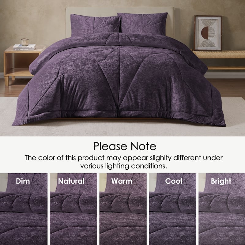 Gabriel Geometric Quilted Comforter Set