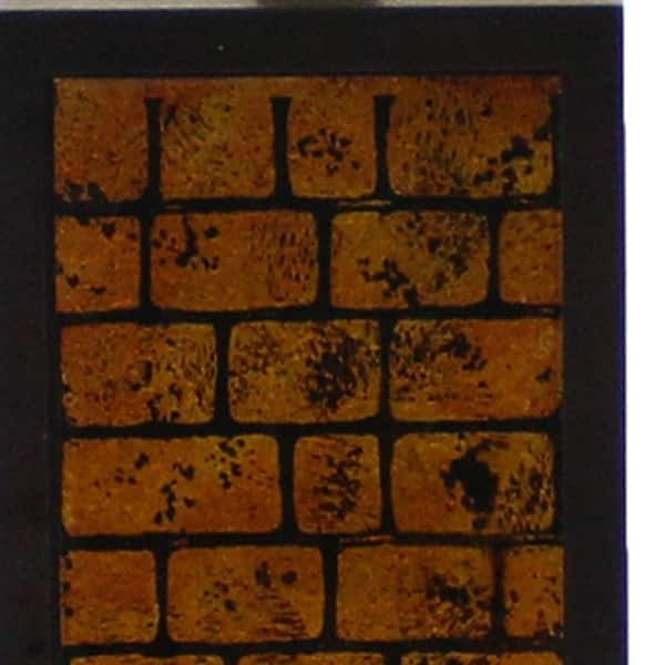 13 X 15 X 30.75 Black Metal With Yellow Brick Pattern - Table Lamp 13 X 15 X 30.75 Black Metal With Yellow Brick Pattern - Table Lamp