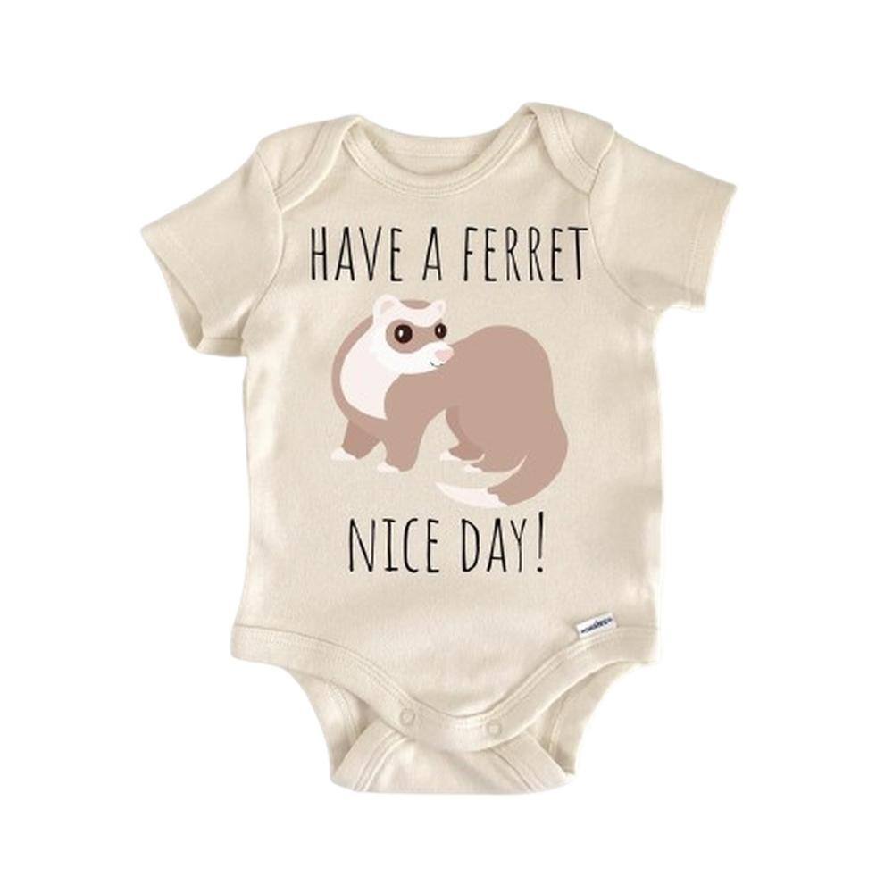 Ferret Animal - Baby Boy Girl Clothes Infant Bodysuit Funny Cute Newborn