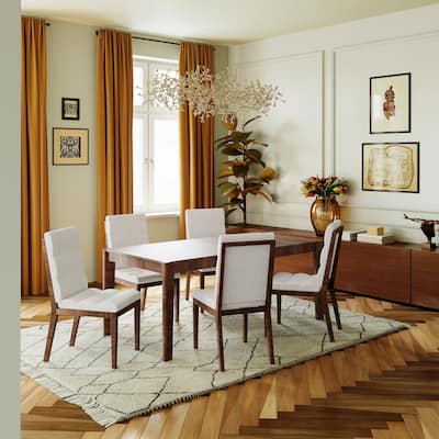 Tufted Upholstery Modern Dining Chairs Set of 2 - Stylish Comfort for Every Space