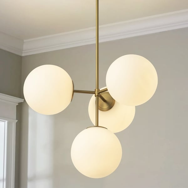 Frosted globe pendant on sale