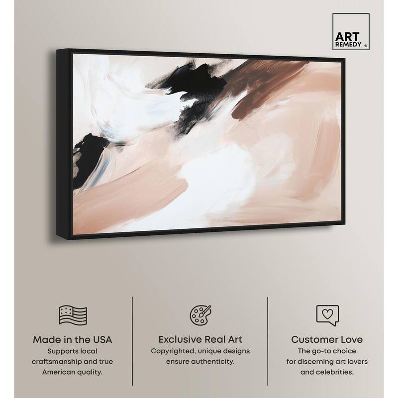 Swirls of Cream II Canvas by Art Remedy