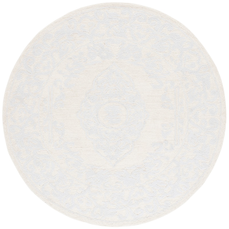 SAFAVIEH Handmade Abstract Mithilesh Medallion Wool Rug