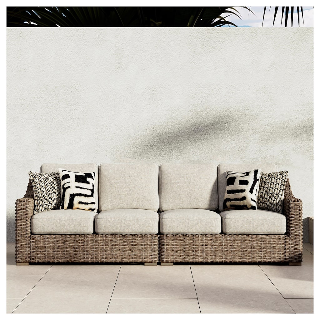 Beachcroft Outdoor Left and Right Arm Facing Loveseats