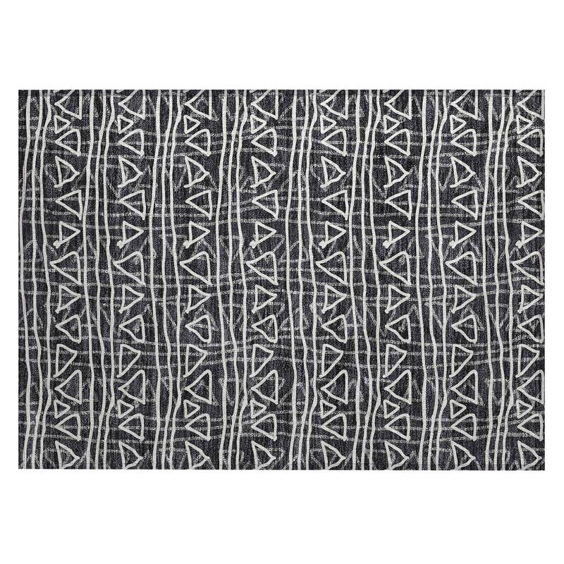 Machine Washable Indoor/ Outdoor Chantille Morrocan Boho Rug