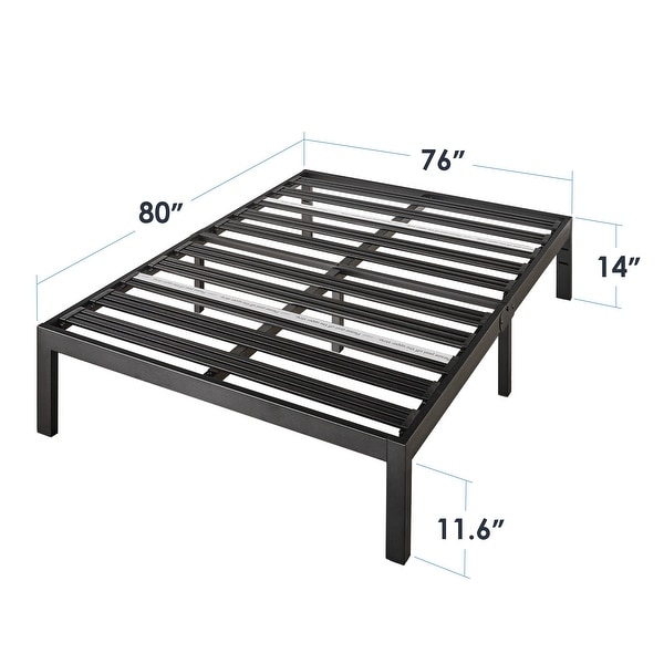 Cal King Metal Platform Bed California King Heavy Duty Steel Bed Frame 
