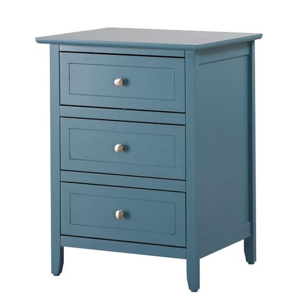 slide 51 of 76, Daniel 3-drawer Wooden Nightstand