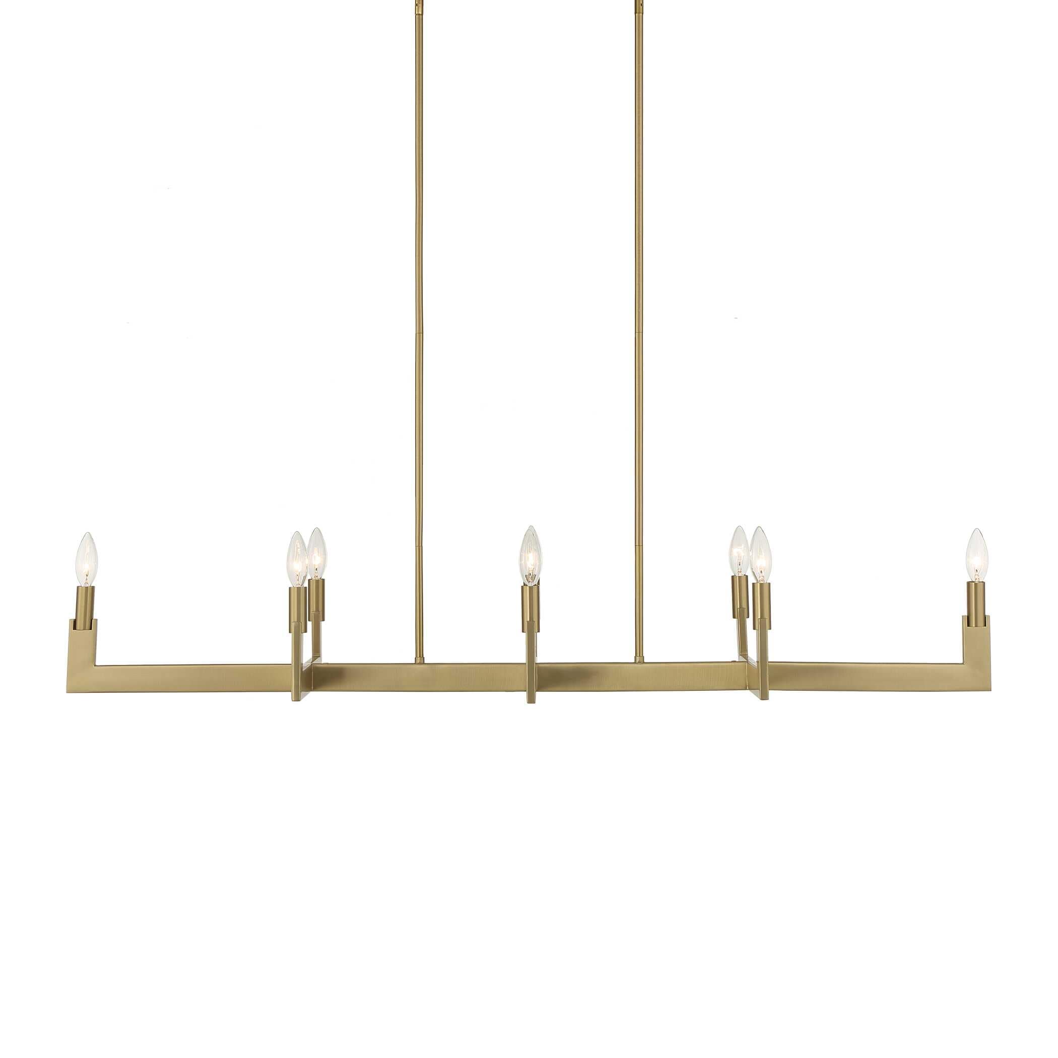 Uttermost Cordoba Linear Chandelier (8 light) - 51.5"W x 14.25"D x 8.5"H