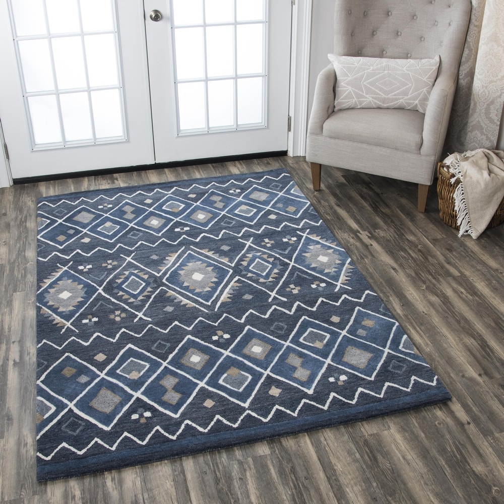 Alora Decor Pueblo Indigo Southwest Rug