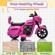 preview thumbnail 8 of 43, Electric Ride-On Motorcycle for Kids - 6V Dirt Bike with USB, AUX, Music, and Headlight - Perfect for Toddlers Ages 1-3