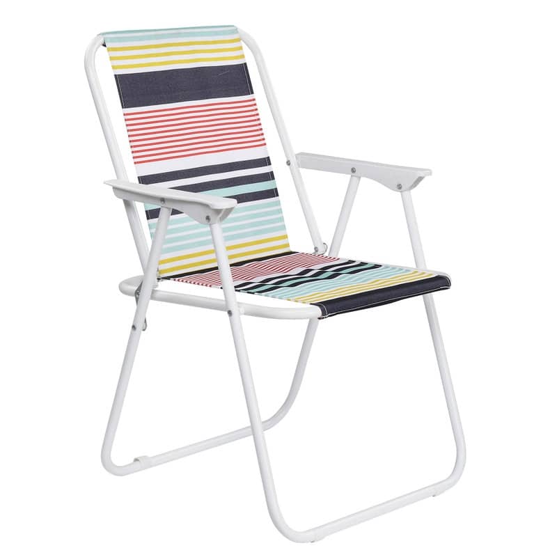 Single Folding Beach Chair - Colorful