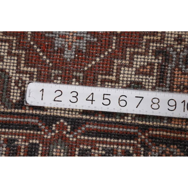 Geometric Heriz Serapi Oriental Foyer Rug Handmade Wool Carpet - 2'6"x 5'9"