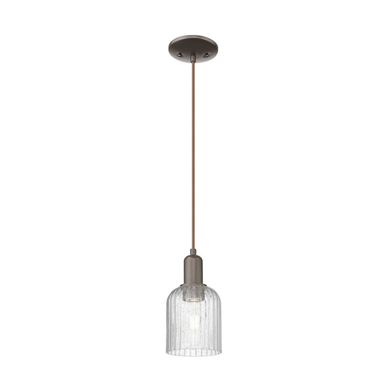 Innovations Lighting Downtown Urban - Bridal Veil - 1 Light 5" Cord Hung Mini Pendant