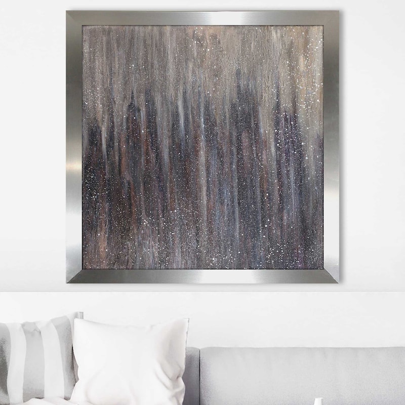 "Downtown Blizzard (Square)" Print on Acrylic