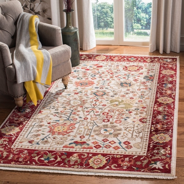 Safavieh Kashan Yahavit Oriental Rug with Fringe