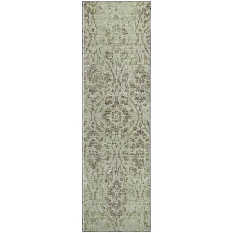 Premium Washable Super Soft Floral Damask Mayfield Rug