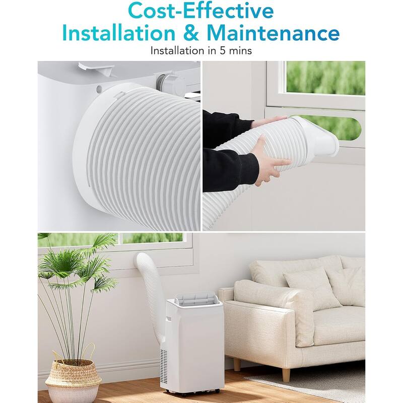 Portable Air Conditioner, 12000 BTU, Cooling To 450 Sq.Ft