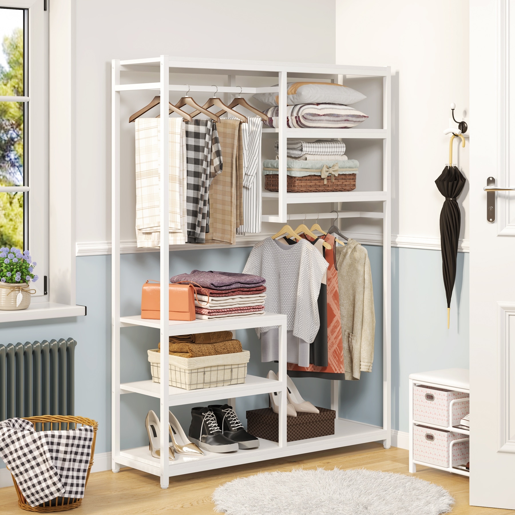 https://ak1.ostkcdn.com/images/products/is/images/direct/34bc4d82a89b7d4e5ff293cd6c4ee05ce7cc8fc1/Free-Standing-Closet-Organizer-Double-Hanging-Rod-Clothes-Garment-Racks.jpg