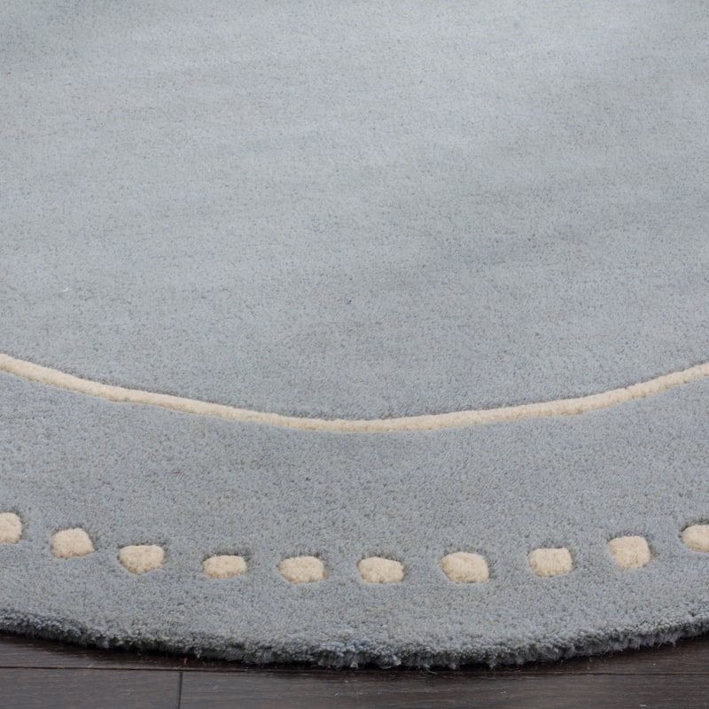 SAFAVIEH Handmade Bella Alverta Dotted Border Wool Rug