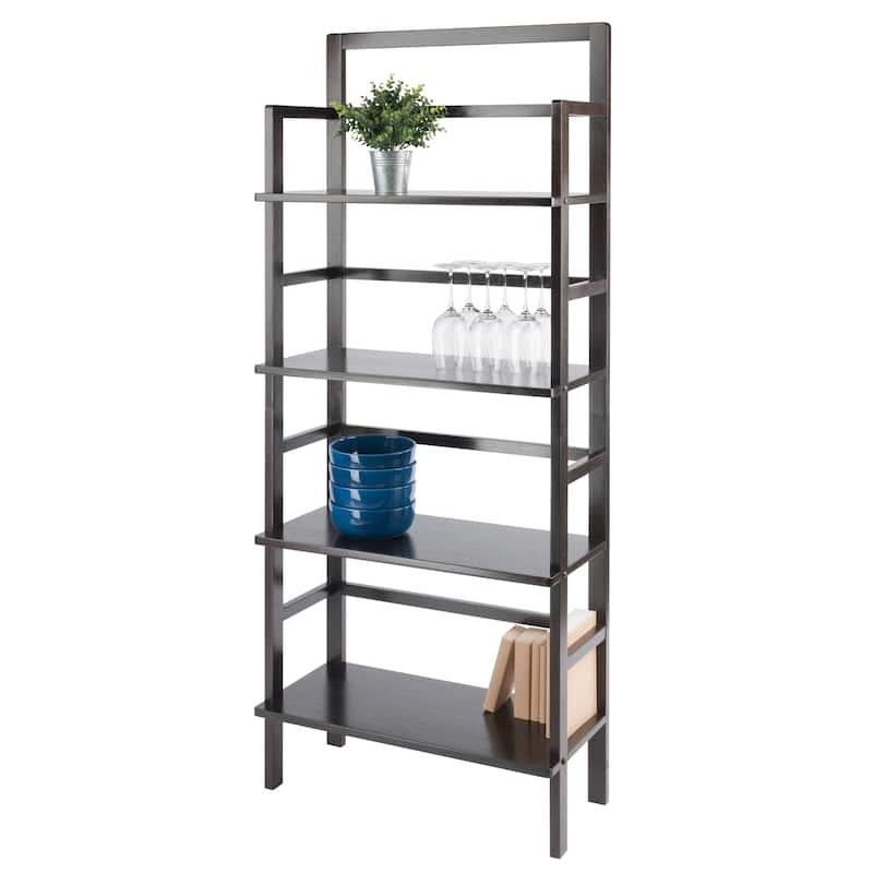Aiden 4-Tier Baker's Rack, Coffee - 29.53 x 13.86 x 70.71 inches