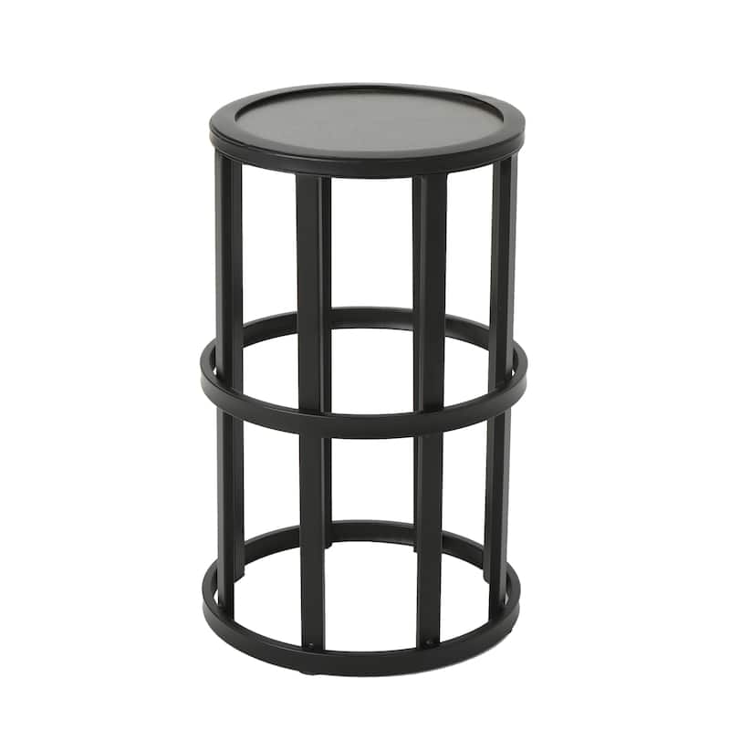 Lightweight Patio Table with Powder Coated Iron Frame