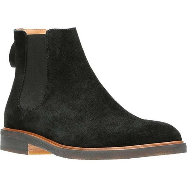 clarkdale gobi black suede