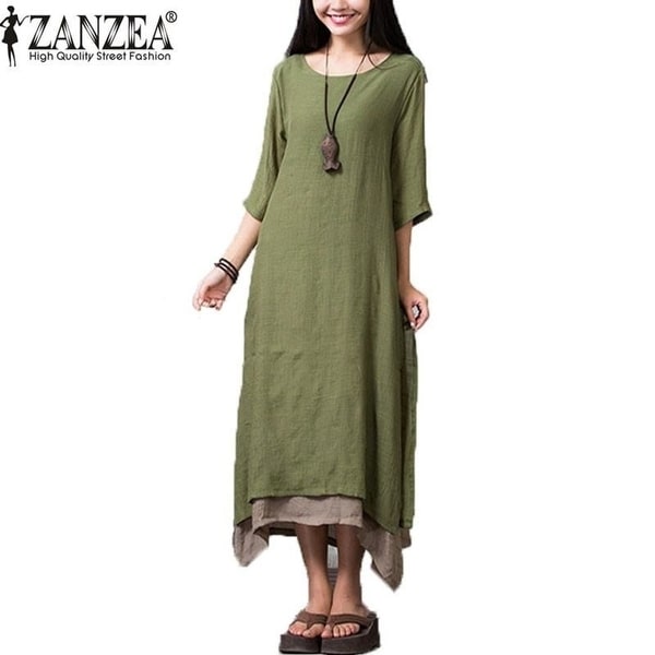 zanzea maxi dresses
