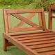 preview thumbnail 18 of 48, Cambridge Casual West Lake Convertible Wood Outdoor Sofa Daybed