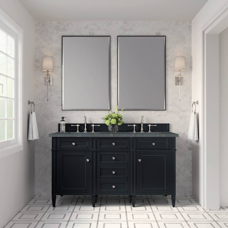 James Martin Vanities 650-V60D-FPBL Brittany 60" Free Standing Double