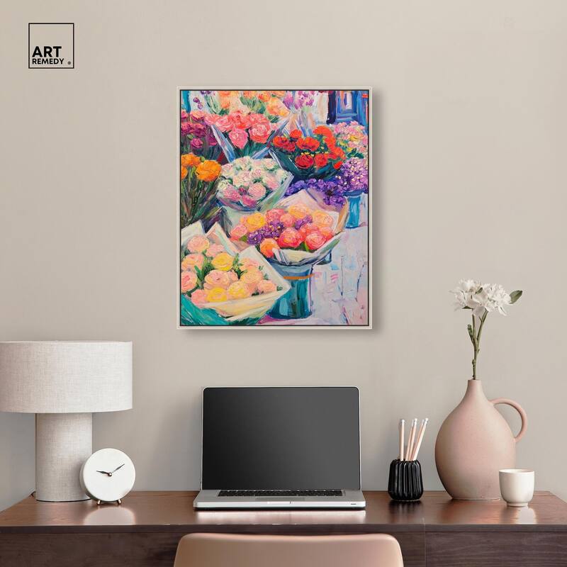 Market Blooms II Canvas by Art Remedy