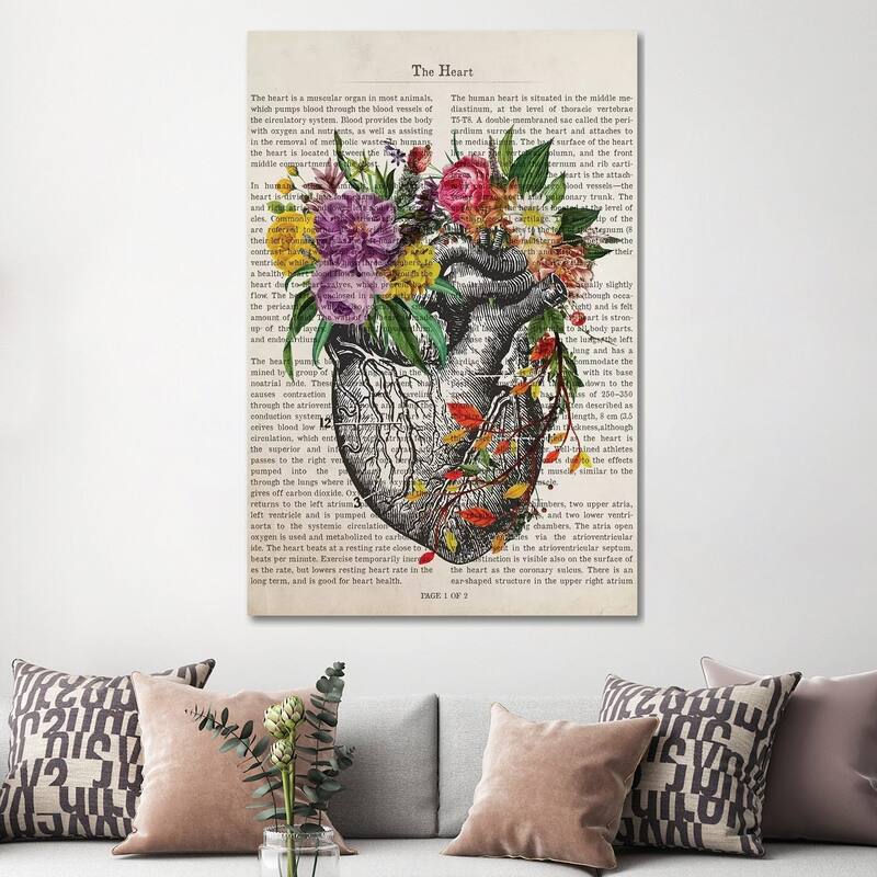 iCanvas "The Heart" by Aged Pixel Canvas Print