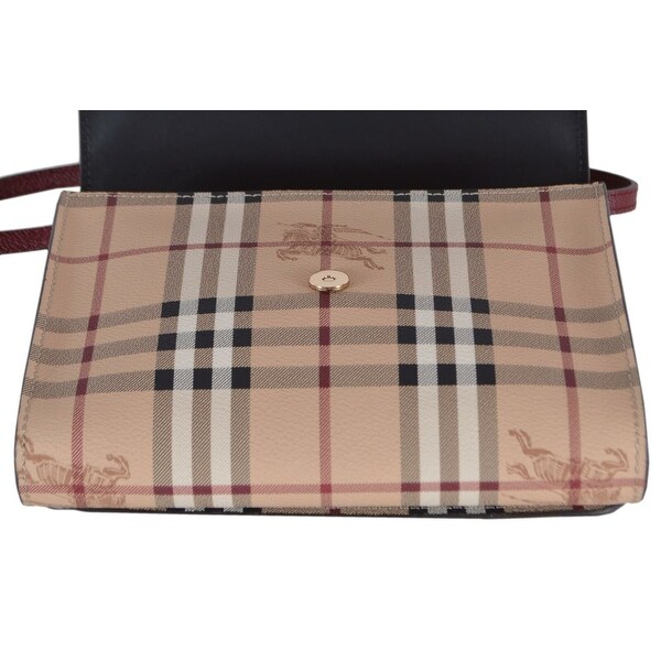 burberry haymarket check crossbody bag