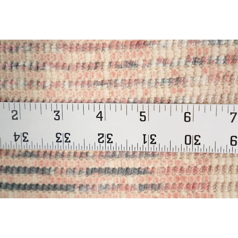 Hand Knotted Oriental Viscose Silk Carpet Modern Abstract Multi-Colored Abstract Area Rug - 4' 0'' X 2' 0''