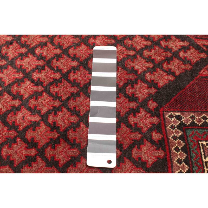 ECARPETGALLERY Hand-knotted Teimani Black Wool Rug - 2'9 x 4'5