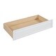 preview thumbnail 12 of 11, Twin Daybed Bed Frame with 2 Drawers and Shelves - Grey