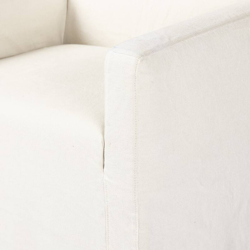 Melia Outdoor Slipcover Dining Chair-Bombay Flax