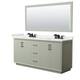 Option Light Green / White Quartz Top / Matte Black