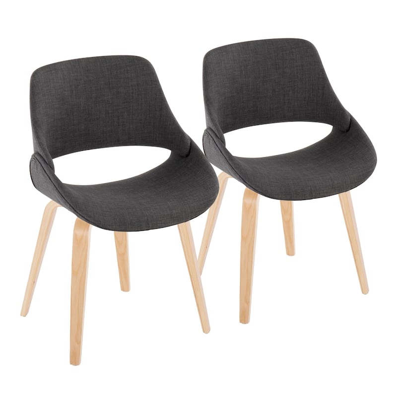 Carson Carrington Svellingen Dining Chair with Bent Wood Legs (Set of 2)