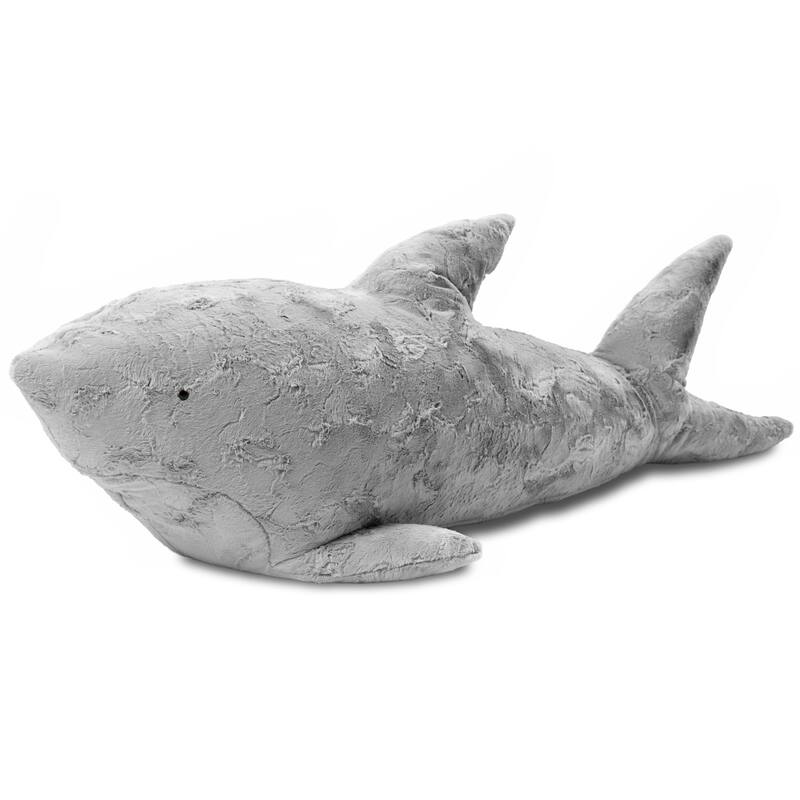 Raven-Symoné Finn the Shark Sea Buddy Large Kids Stuffed Animal Bean Bag and Pouf